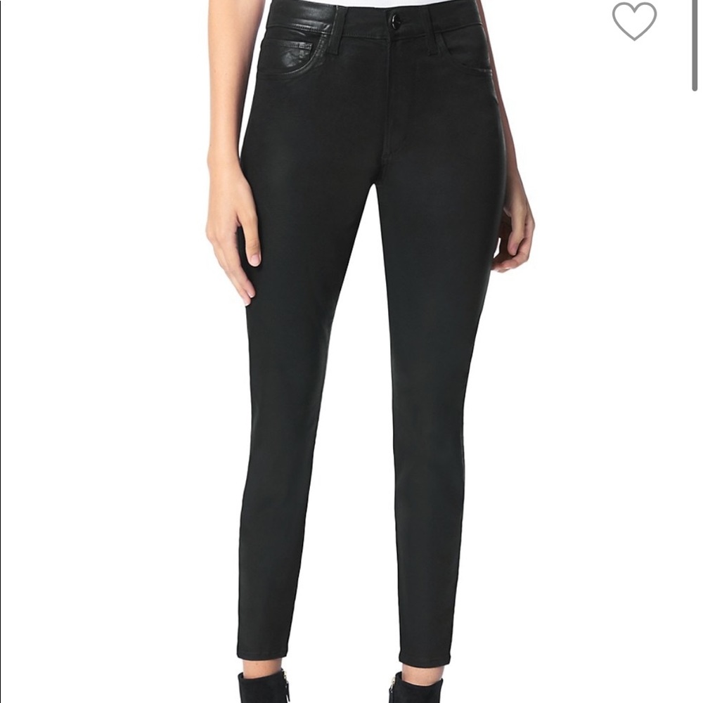 NWOT Joe jeans coated metallic/shiny/skinny